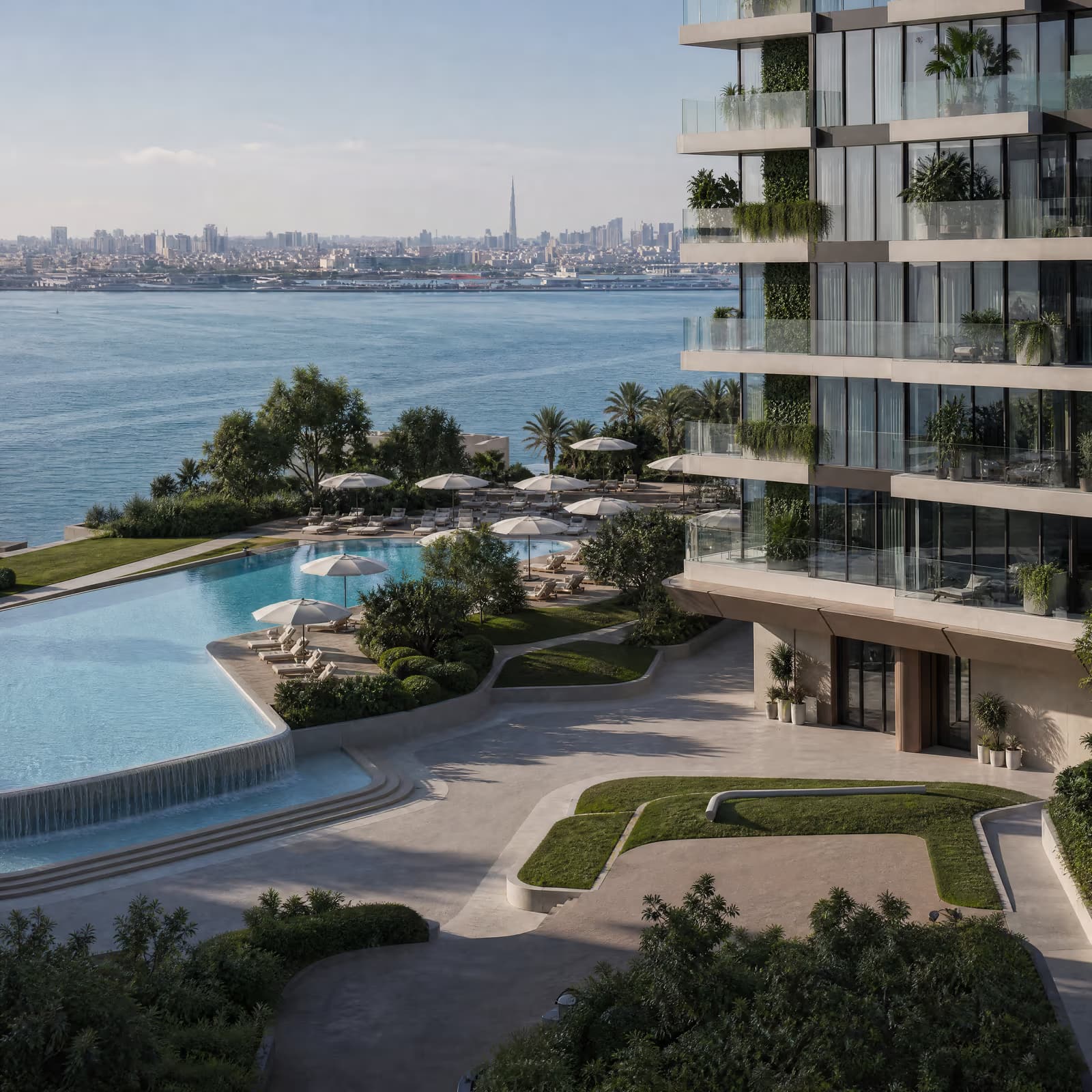 Dubai Skyline view from Soulever